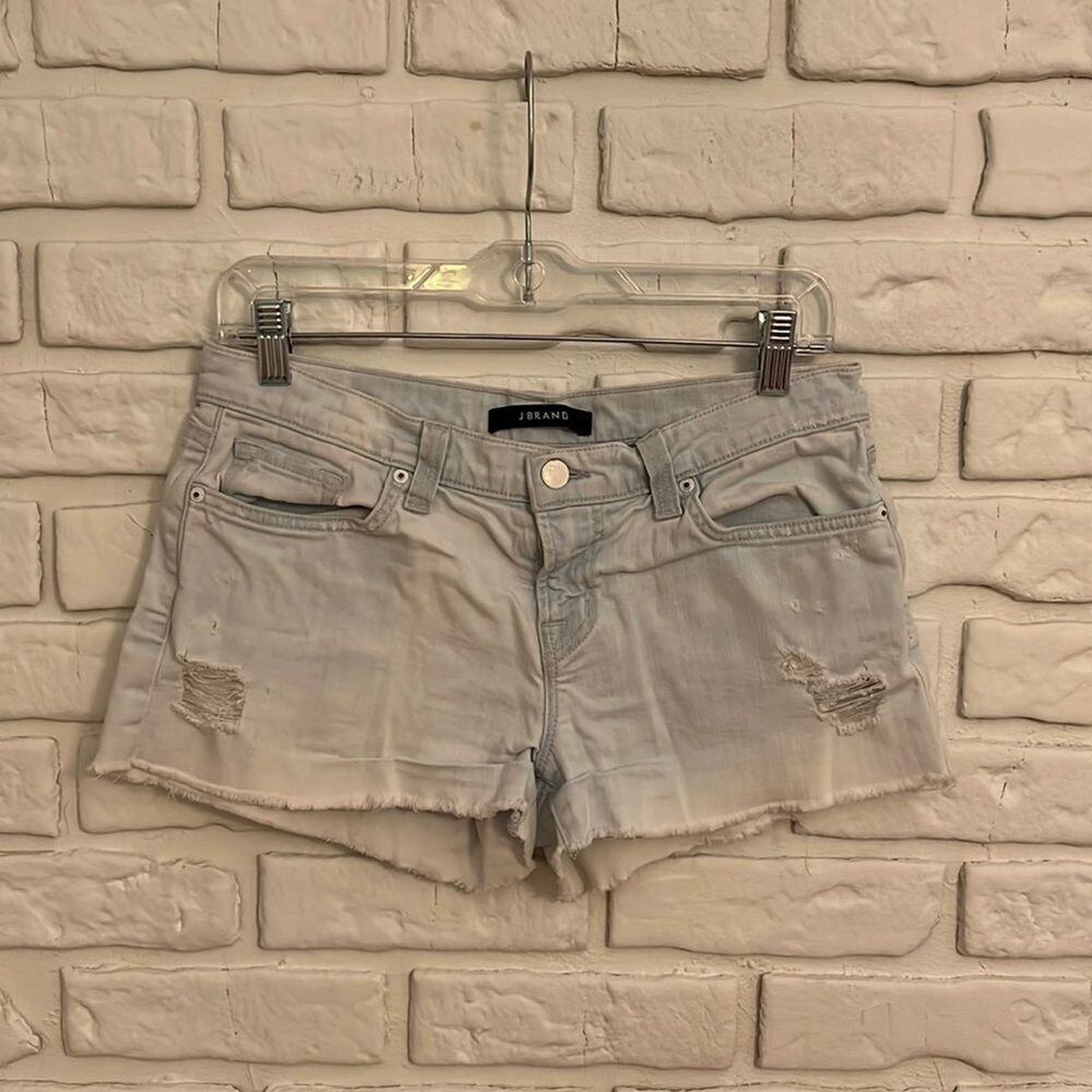 J Brand light wash denim shorts size 26